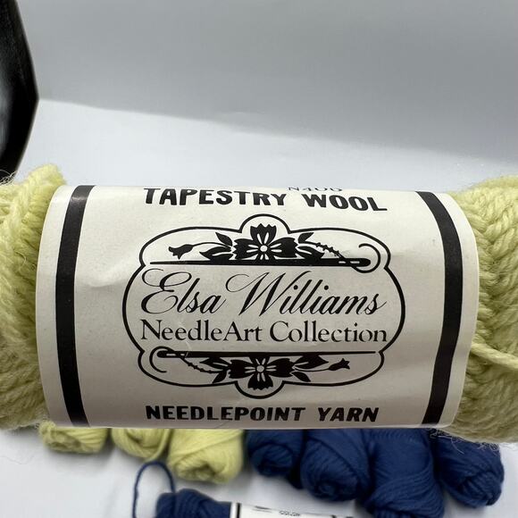 Vintage Tapestry Pure Wool Needlecraft Creation Elsa Williams Yarn 12 Skeins - Picture 8 of 11